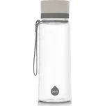 Láhev plastová Equa Plain 0,6 l - průhledná-šedá