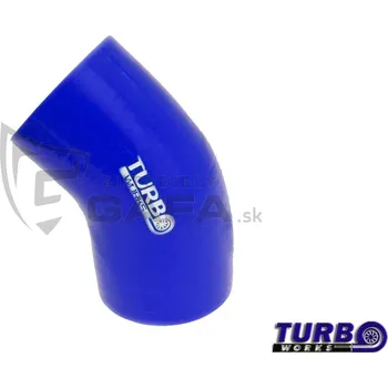 Hubice k vysavači Silikonová hadice - 45° koleno 76 mm