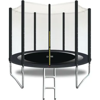 Trampolína DMS Germany DMS Zahradní trampolína / šedá / průměr 244cm