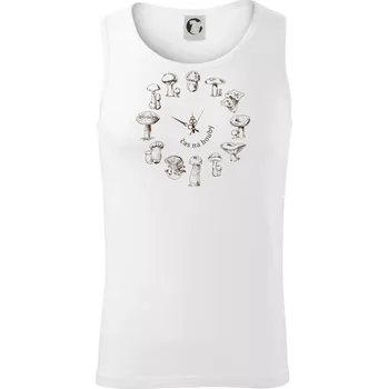 Čas na houby - Tílko pánské Core - 2XL ( Bílá )