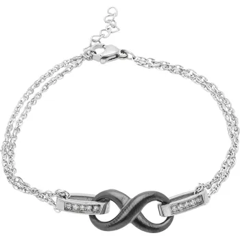 Náramek Ewena Dámský náramek nekonečno z chirurgické oceli CKR759 + dárkové balení