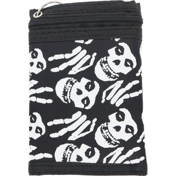 Peněženka Ewena Látková peněženka s řetízkem, lebka LT427