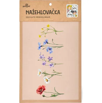 Textilní nažehlovací páska Lesní svět Nažehlovačka M 095 - Luční kvítí 4.