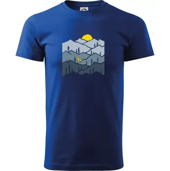 Nordic walking hory - Triko extra velké (5-8XL) - 7XL ( Královská modrá )