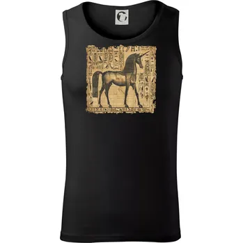 Pánské termoprádlo Egyptské hieroglyfy jednorožec - Tílko pánské Core - M ( Černá )
