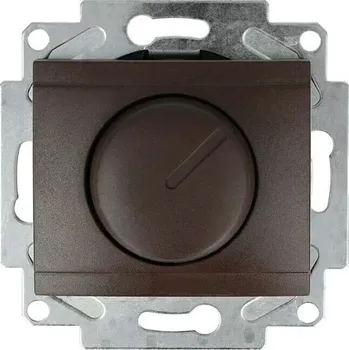 German LED stmívač / 7 W / plast / pod omítku / hnědá