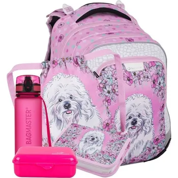 Bagmaster Školní batoh dívčí LUMI 24 G velký set