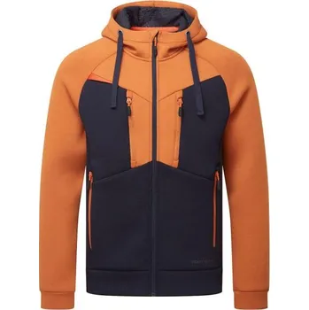 Pánská mikina PortWest | DX4 mikina se zipem - Rust / XXL / 2XL / hnědá