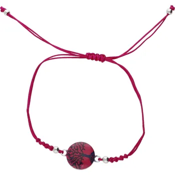 Náramek Ewena Stahující náramek se stromem života fialová