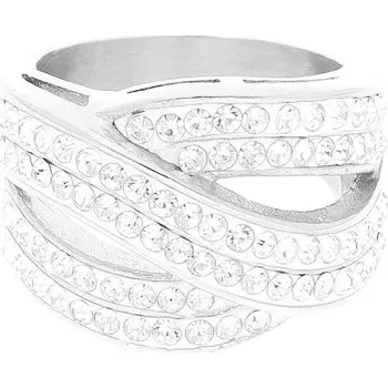 Prsten Ewena Prstýnek z chirurgické oceli s krystalky Velikost v mm: 17