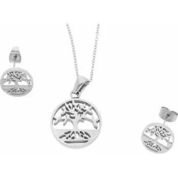 Souprava šperků Ewena Souprava strom života z chirurgické oceli + dárkové balení
