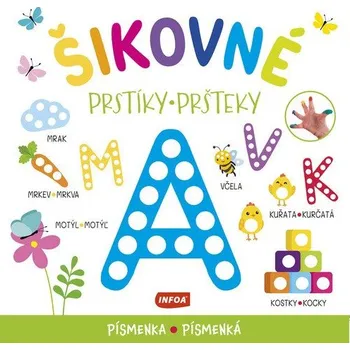 omalovánky Šikovné prstíky / šikovné pršteky - Písmenka / Písmenká