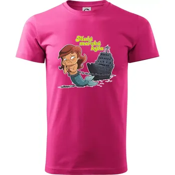 Pánské tričko Malá mořská kýla - Klasické pánské triko vyšší gramáže - L ( Purpurová )