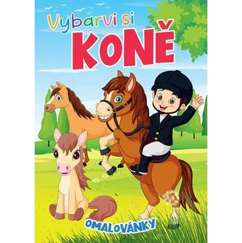 omalovánky Vybarvi si koně - omalovánky