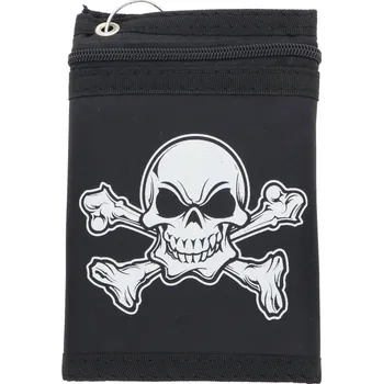 Peněženka Ewena Látková peněženka s řetízkem, lebka LT424