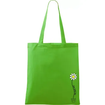 Jsem kopretina ! - Taška bavlněná - 42 x 38 cm ( Apple Green )