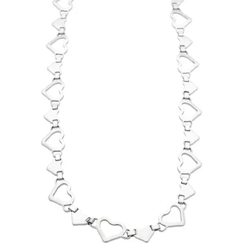 Náhrdelník Ewena Náhrdelník z chirurgické oceli oceli Oven stříbrná
