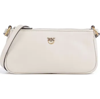 Pinko Half Moon Mini - Kabelka přes rameno v bílá, kůže, 229839 | Kabelky pro ženy & muže