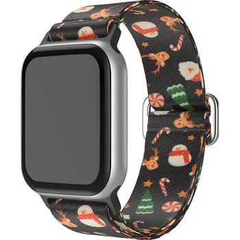 Příslušenství k chytrým hodinkám Vánoční řemínek se sponou pro Apple Watch 38/40/41/42(S10)mm typ: 4