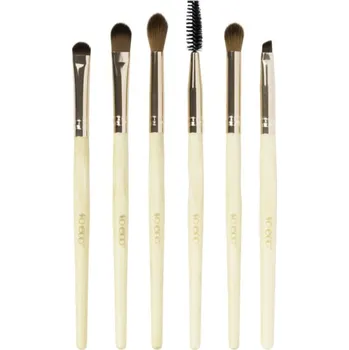 Kosmetický štětec So Eco Eye & Brow kartáček na obočí 1 ks + štětec pro kouřové oční stíny 2 ks + zkosený štětec na obočí 1 ks + kulatý štětec na oční stíny 1 ks + So Eco Eye Shading Brush štětec na oční stíny 1 ks