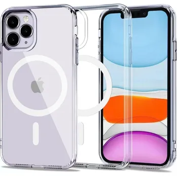 Pouzdro na mobilní telefon Tech-Protect Ochranný kryt pro iPhone 11 Pro - Tech-Protect, Magmat MagSafe Clear