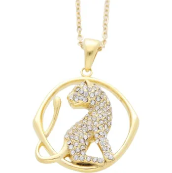 Přívěsek Ewena Řetízek s přívěskem gepard se zirkony + dárkové balení