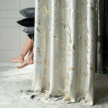 Dekorační vzorovaný závěs s řasící páskou Dekorační vzorovaný závěs s řasící páskou MARBE 021 světle šedá/zlatá 140x250 cm (cena za 1 kus) MyBestHome021 světle šedá/stříbrná 140x250 cm (cena za 1 kus) MyBestHome