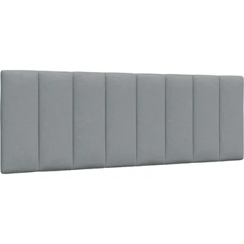 Polštář vidaXL Polštář na čelo postele Hanko 120 cm textil [4019158] Barva: světle šedá