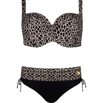 Dámské plavky Dámské černé dvoudílné plavky Self Luxe, černá 48D-4XL i384_42979154