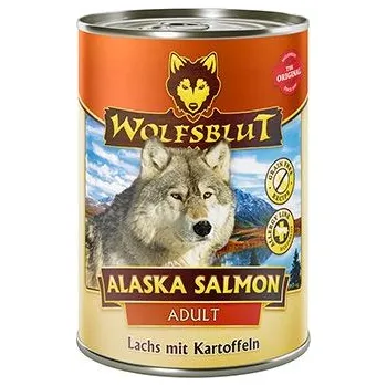 Krmivo pro psa Wolfsblut Dog Adult Alaska Salmon konzerva 395g