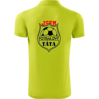 Pánská košile Jsem Fotbalový táta - Polokošile Victory sportovní (dresovina) - XL ( Limetková )
