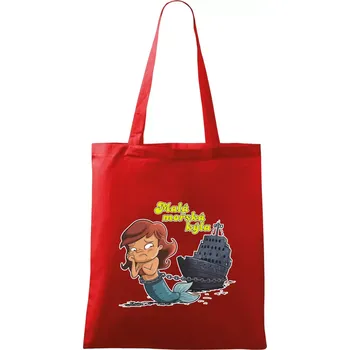 Nákupní taška Malá mořská kýla - Taška bavlněná - 42 x 38 cm ( Červená )