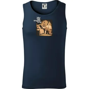 Jdu za svými sny - Tílko pánské Core - 2XL ( Námořní modrá (velmi tmavá - téměř černá) )