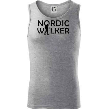 Nordic walker - muž - Tílko pánské Core - XL ( Tmavě šedý melír )
