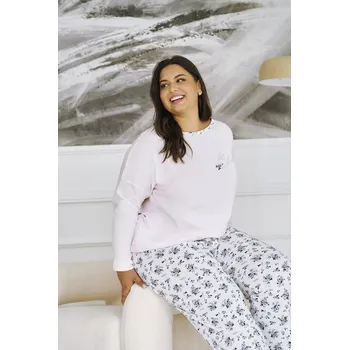 Pánské pyžamo Taro Ella 3466 long/r 4XL-6XL Z25/26 dámské pyžamo Růžová 5XL