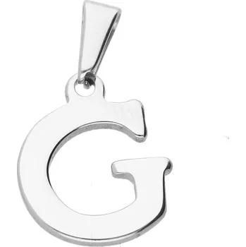 Přívěsek Ewena Přívěsek PÍSMENO z chirurgické oceli abeceda: G + dárkové balení
