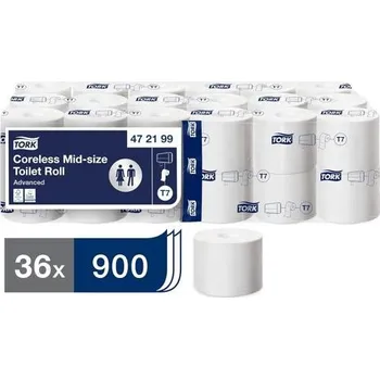 Papírový kapesník Tork Mid-size toaletní papír bez dutinky NextTurn