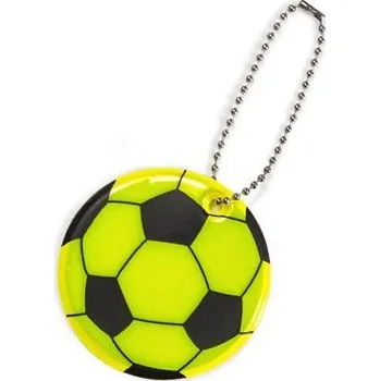 Argus Reflexní přívěsek fotbalový míč žlutý