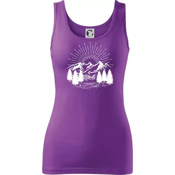 Hory a les - Dámské tílko - S ( Fialová )