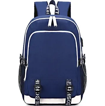 Pánský batoh s USB E969 tmavě modrá