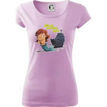 Dámské tričko Malá mořská kýla - Dámské triko Pure - 2XL ( Orchid )