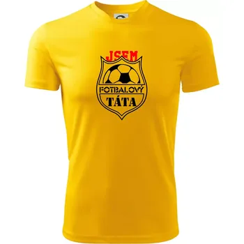 Pánské oblečení Jsem Fotbalový táta - Pánské triko Fantasy sportovní (dresovina) - XL ( Žlutá )
