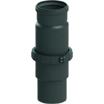 Kanalizační potrubí Zpětná klapka DN 110 Almeva Varianta 1 - DN 80 - 315 s odbočkami 45°, 87° DN 60 - 250 mm DN 110, černá