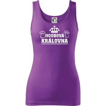 Dámské tričko Houbová královna - Dámské tílko - 2XL ( Fialová )