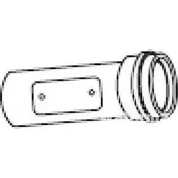 Kanalizační potrubí Trubka s hrdlem 0,25m - revizní Almeva AL1 DN 80, černá