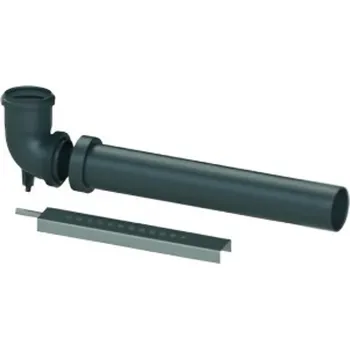 Kouřovod Koleno 87° pro vložkování redukované Almeva Starr DN 60/80, černá