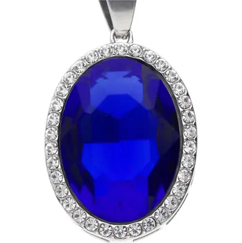 Řetízek Ewena Blue, přívěšek s řetízkem + dárkové balení