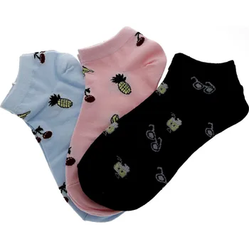 Dámské ponožky PESAIL Kotníkové bavlněné ponožky dámské velikost 35-38 pack 3 ks