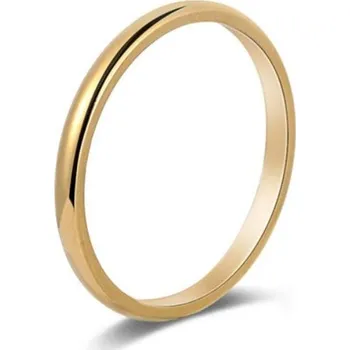 Prsten Ewena Prsten z chirurgické oceli zlatý Velikost v mm: 17,5 + dárkové balení