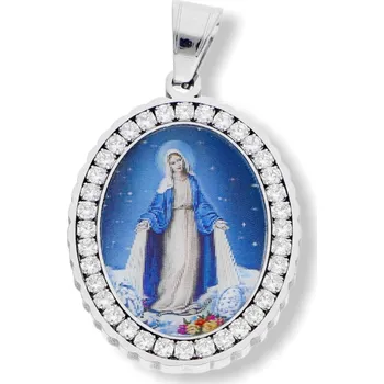 Přívěsek Ewena Přívěsek Madonka s krystalky KTH654 + dárkové balení